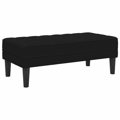 Set di divani 2 pcs Nero 173 x 131 x 67 cm Velluto