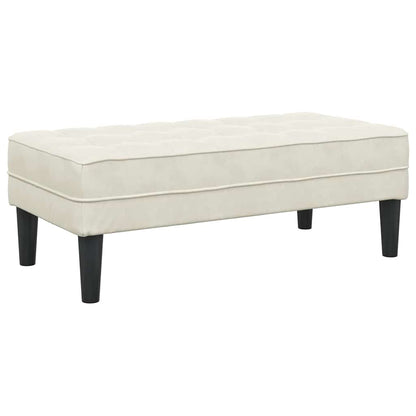 Set di divani 2 pcs Crema 173 x 131 x 67 cm Velluto