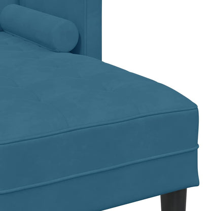 Set di divani 2 pcs Blu 173 x 131 x 67 cm Velluto
