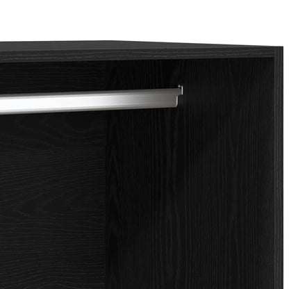 Guardaroba Rovere nero 100 x 50 x 200 cm Legno multistrato