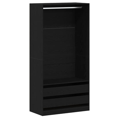 Guardaroba Rovere nero 100 x 50 x 200 cm Legno multistrato