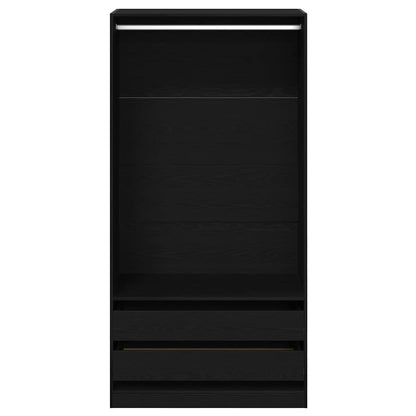 Guardaroba Rovere nero 100 x 50 x 200 cm Legno multistrato