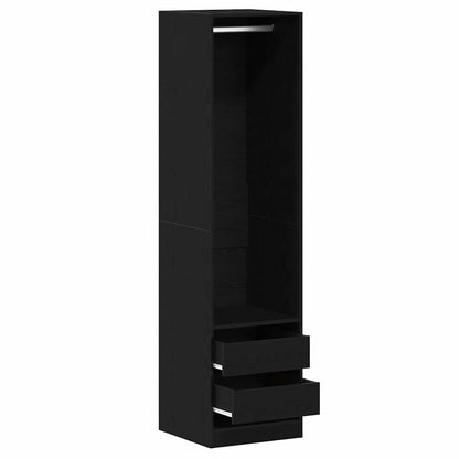 Guardaroba Rovere nero 50 x 50 x 200 cm Legno multistrato