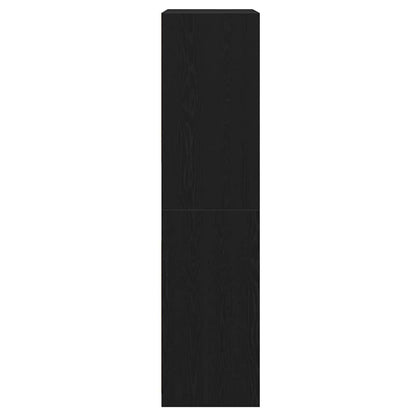 Guardaroba Rovere nero 50 x 50 x 200 cm Legno multistrato