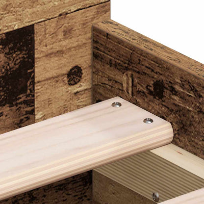 Struttura del letto Legno vecchio 75 x 190 cm Legno multistrato
