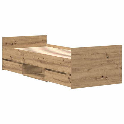 Struttura del letto Rovere artigianale 193 x 78 x 50 cm