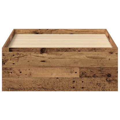 Giroletto senza Materasso Legno Antico 75x190 cm in Truciolato