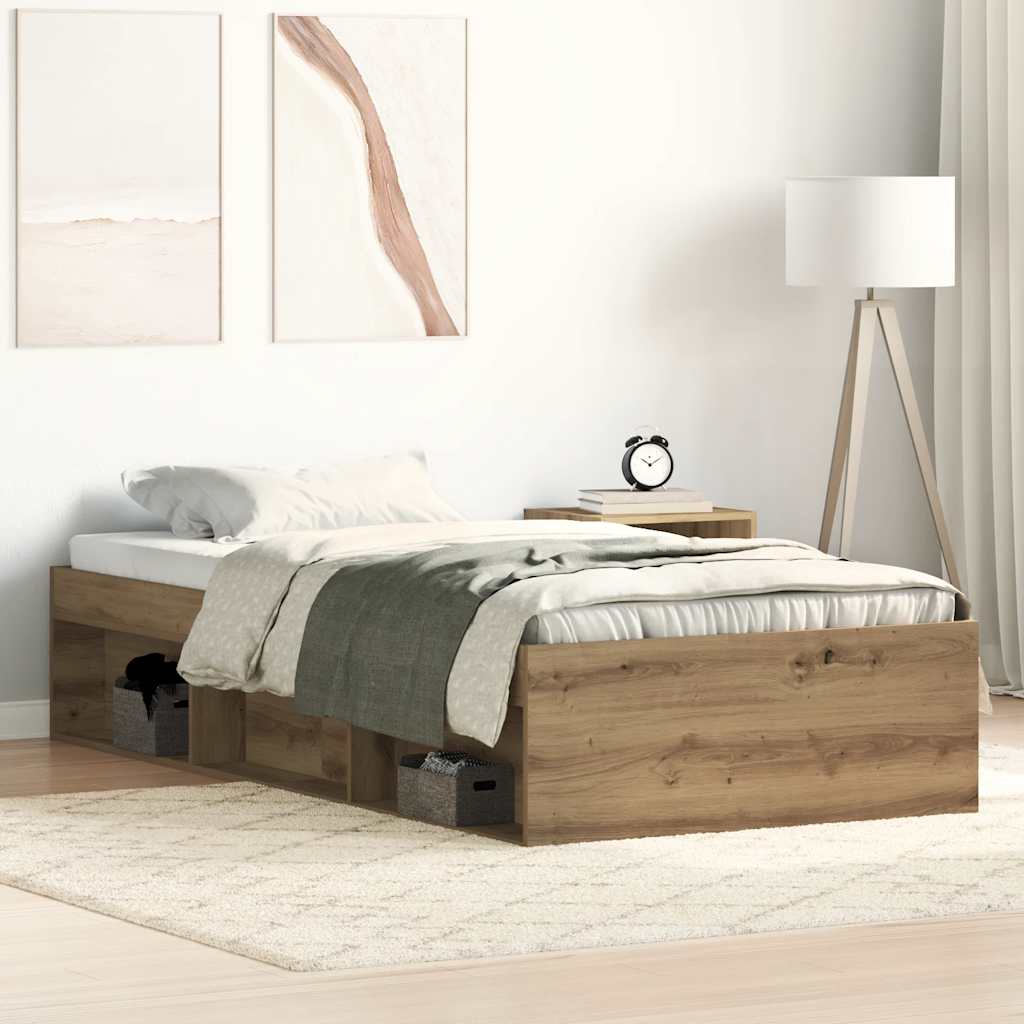 Giroletto senza Materasso Rovere Artigianale 75x190 cm | homemem39