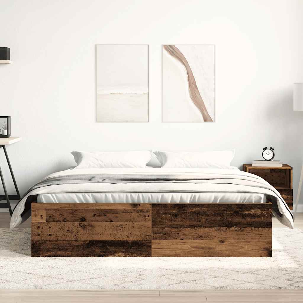 Giroletto senza Materasso Legno Antico 150x200cm in Truciolato - homemem39