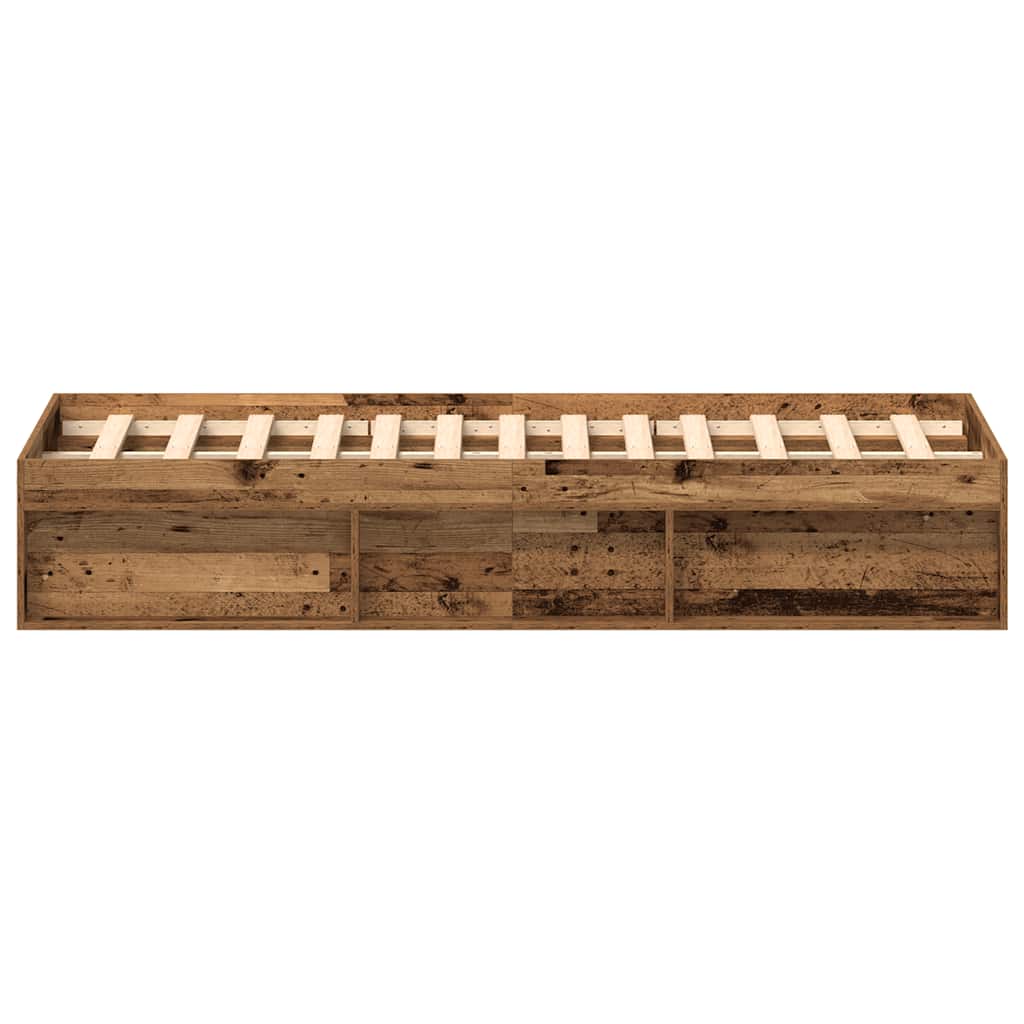 Giroletto senza Materasso Legno Antico 150x200cm in Truciolato - homemem39