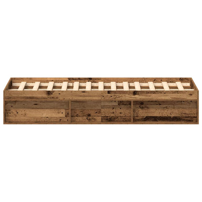 Giroletto senza Materasso Legno Antico 150x200cm in Truciolato - homemem39