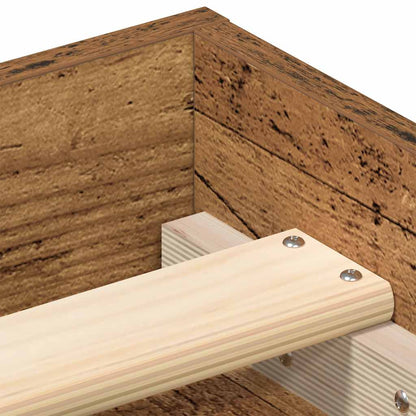 Giroletto senza Materasso Legno Antico 135x190cm in Truciolato - homemem39