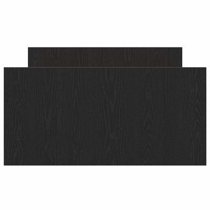 Struttura del letto Rovere nero 100 x 200 cm Legno multistrato