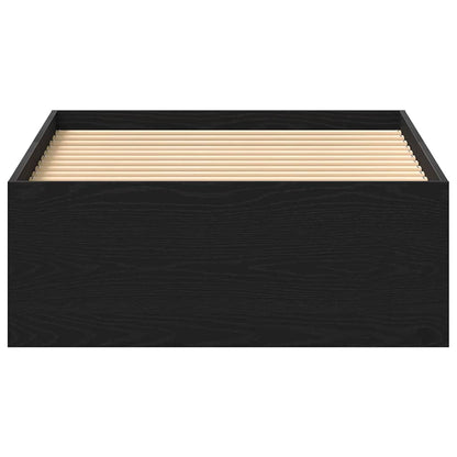 Giroletto senza Materasso Rovere Nero 90x200cm in Truciolato - homemem39