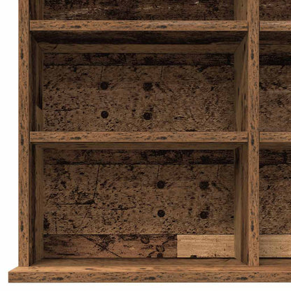 Mobile per CD con lo scaffale Legno vecchio 101 x 23 x 177,5 cm | homemem39