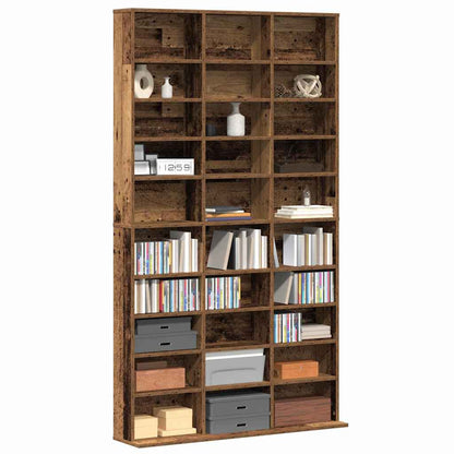 Mobile per CD con lo scaffale Legno vecchio 101 x 23 x 177,5 cm | homemem39