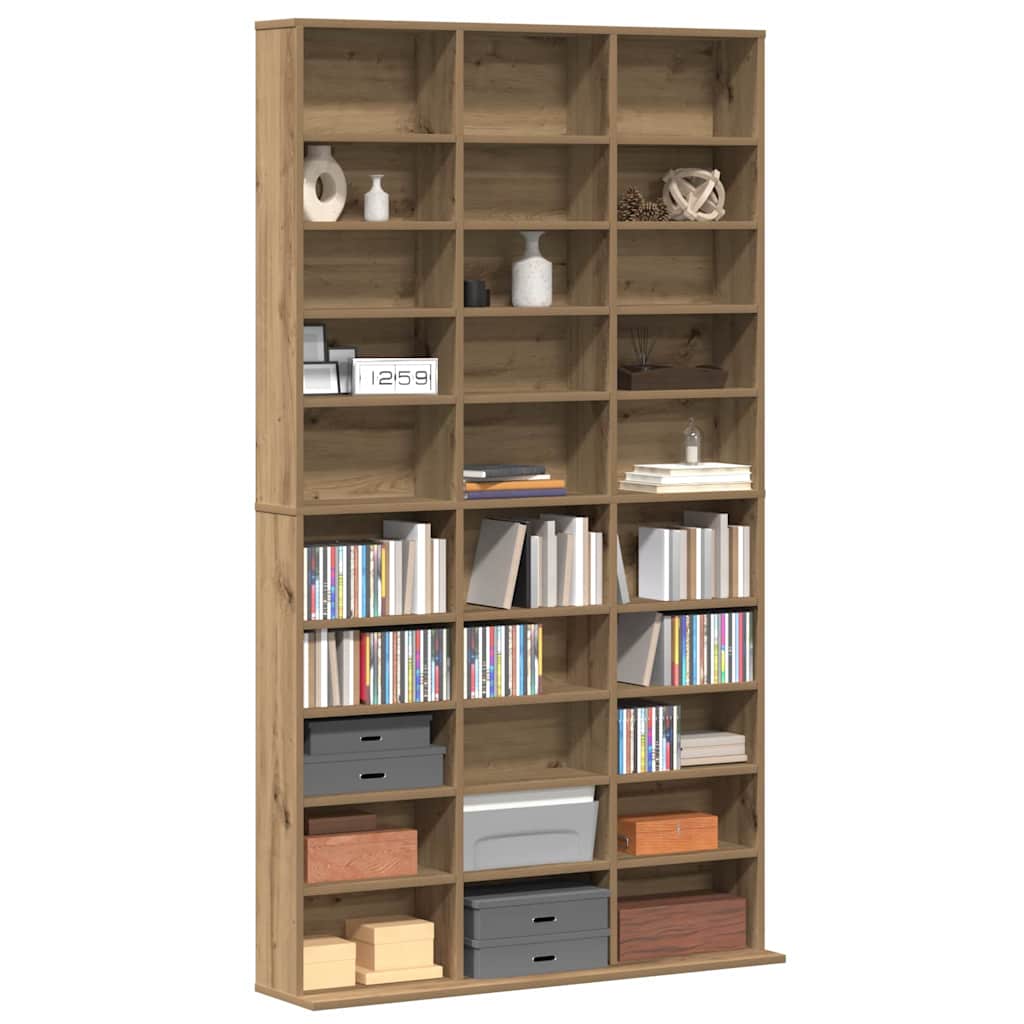 Mobile per CD Rovere artigianale 101 x 23 x 177,5 cm