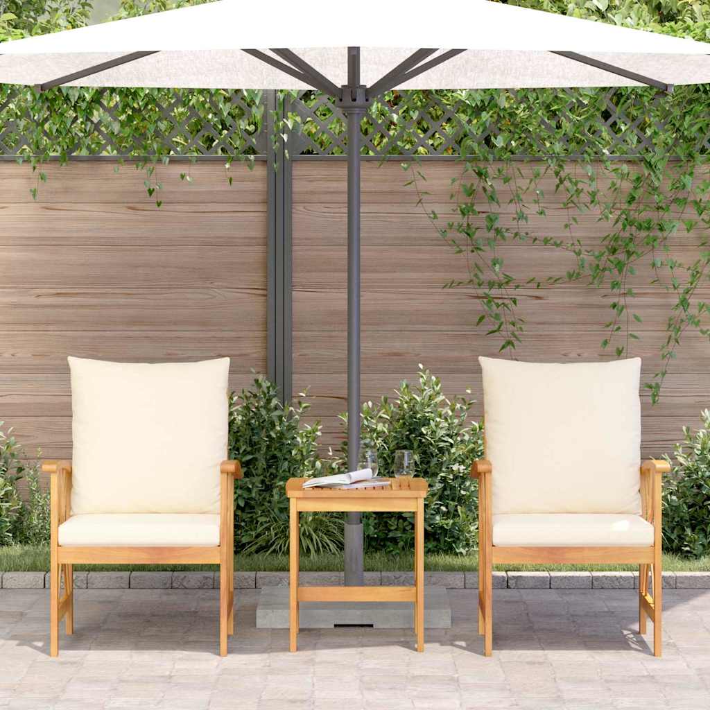 Set Divano da Giardino 3 pcs Marrone legno massello di acacia - homemem39