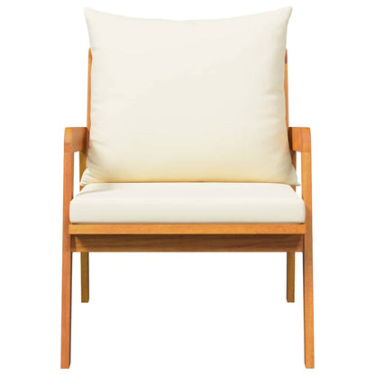 Sedia da Giardino 2 pcs Marrone Legno massello di acacia