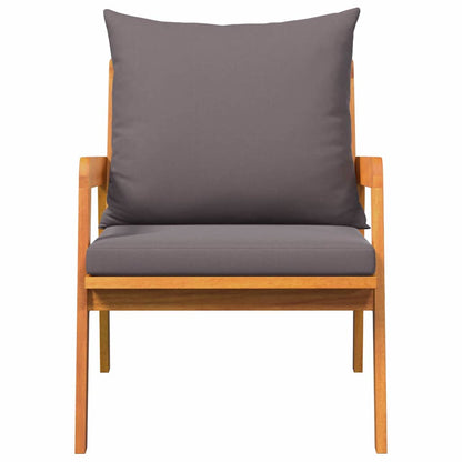 Sedia da Giardino 2 Pezzo Olio Naturale 65 x 59,5 x 72 cm | homemem39