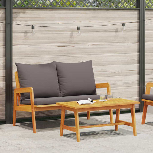 Set bistrot 2 pcs Olio Naturale Legno di Acacia Massello | homemem39