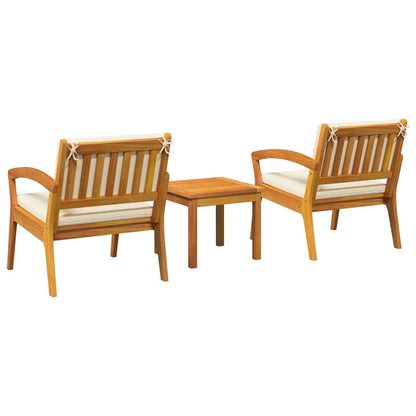 Set bistrot Marrone 45 x 45 x 38cm Legno massello di acacia - homemem39