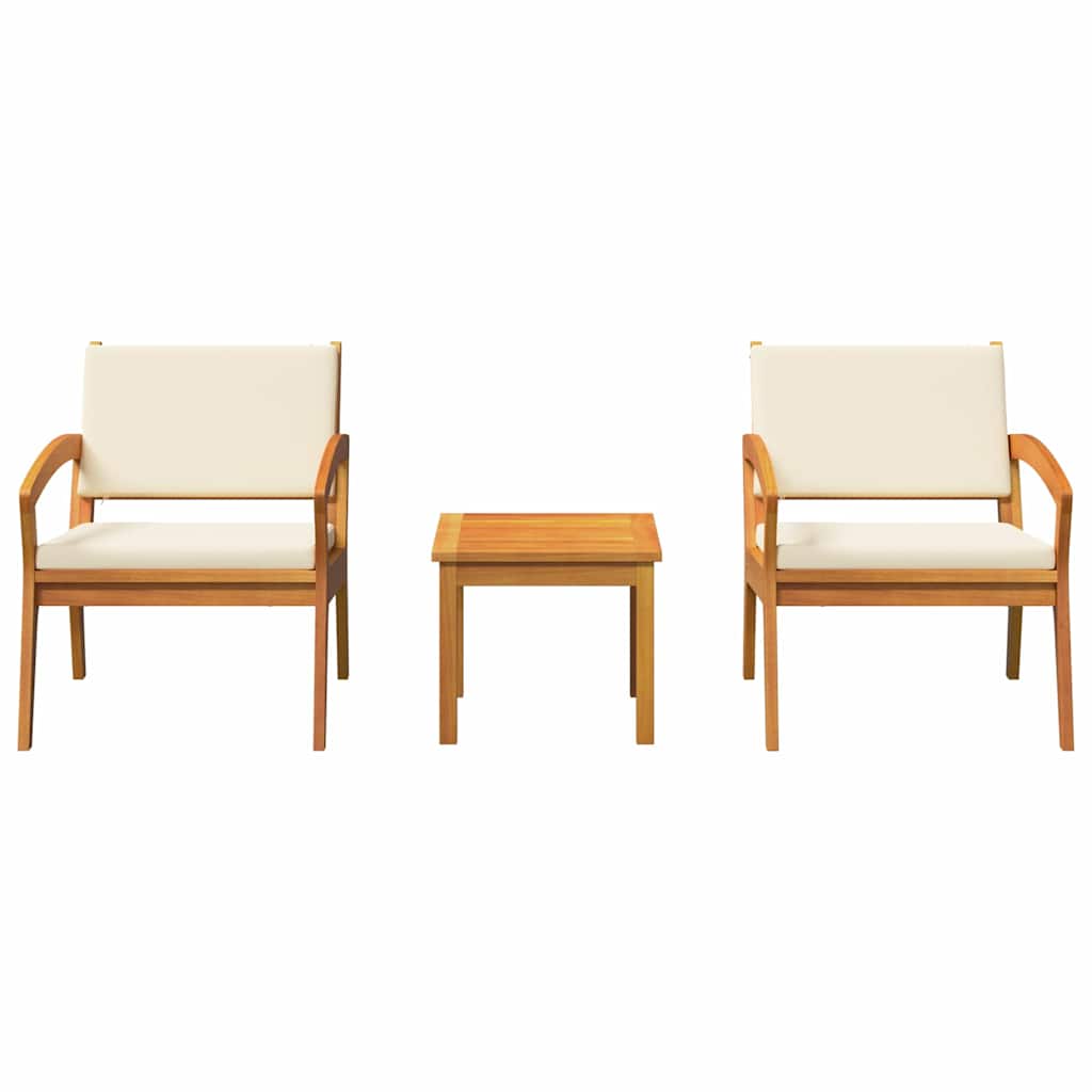 Set bistrot Marrone 45 x 45 x 38cm Legno massello di acacia - homemem39