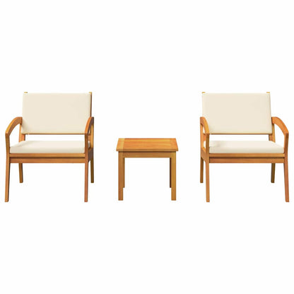 Set bistrot Marrone 45 x 45 x 38cm Legno massello di acacia - homemem39