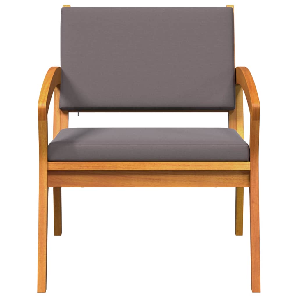 Sedia da Giardino 2 pcs Marrone Legno massello di acacia - homemem39