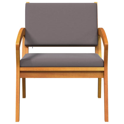 Sedia da Giardino 2 pcs Marrone Legno massello di acacia - homemem39