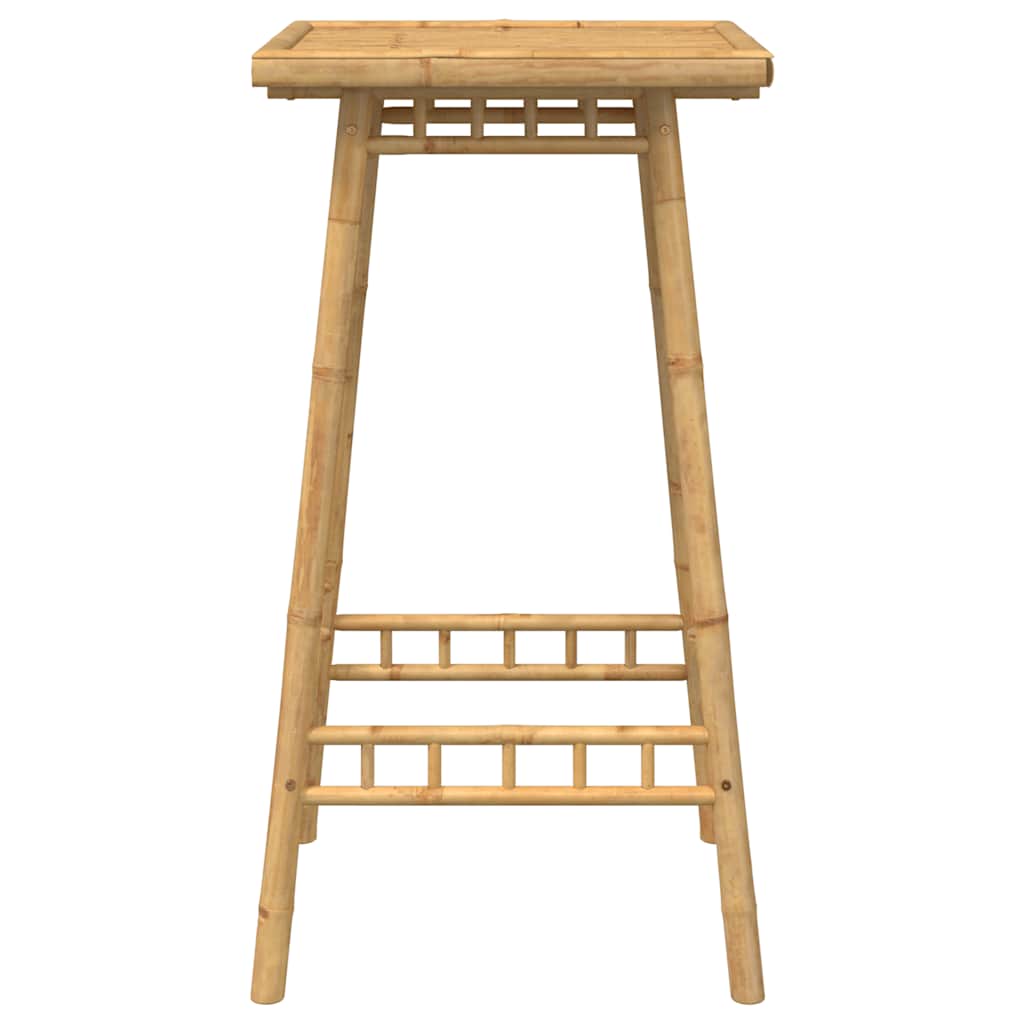 Tavolo da Bar da Esterno Quadrato 55x55x100 cm in Bambù - homemem39