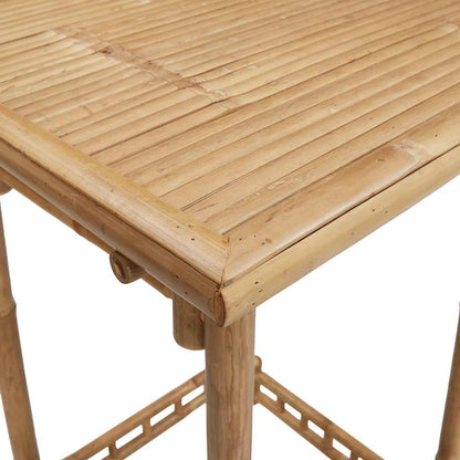 Tavolo da Bar da Esterno Quadrato 55x55x100 cm in Bambù | homemem39