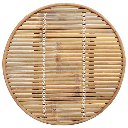 Tavolo da Bar da Esterno Rotondo Ø55x100 cm in Bambù - homemem39