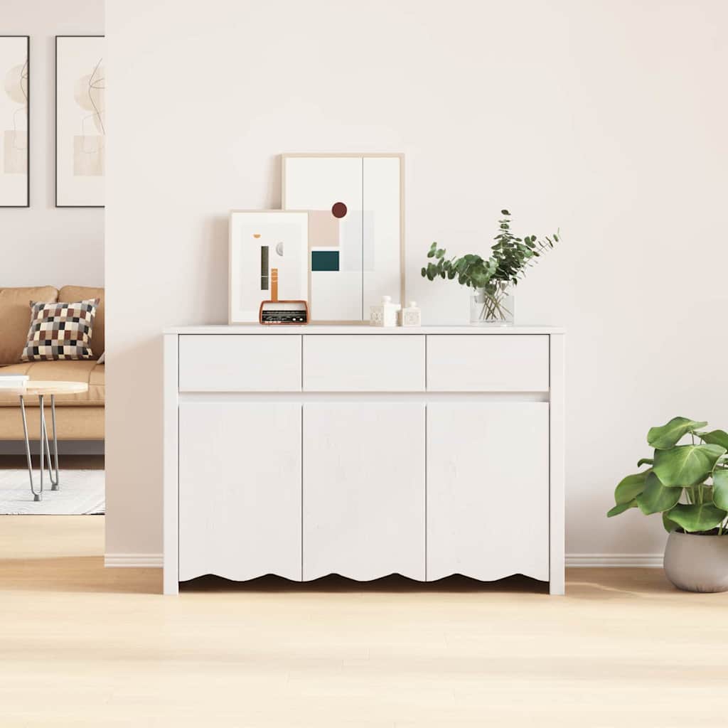 Credenza Drammen Bianco 114 x 43 x 75.5 cm - homemem39