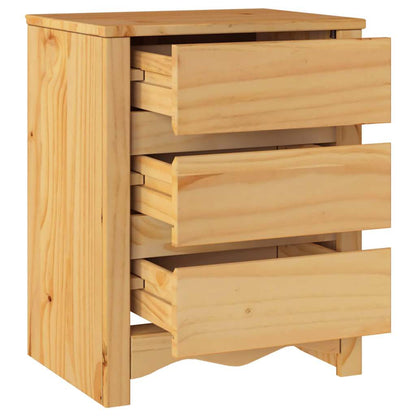 Armadio da Notte con cassetto Drammen Rovere 45 x 35 x 56 cm