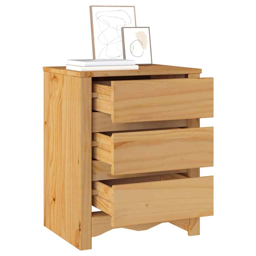 Armadio da Notte con cassetto Drammen Rovere 45 x 35 x 56 cm