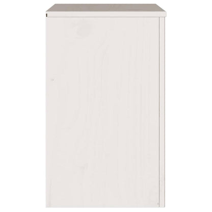 Armadio da Notte con cassetto Drammen Bianco 45 x 35 x 56 cm