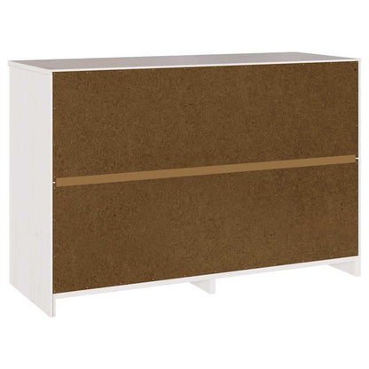 Comodino con cassetto Drammen Bianco 111 x 43 x 73.5 cm