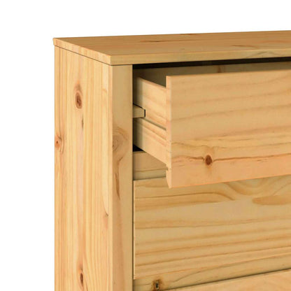 Cassettiera con cassetto Drammen Marrone 76.5 x 40 x 91 cm