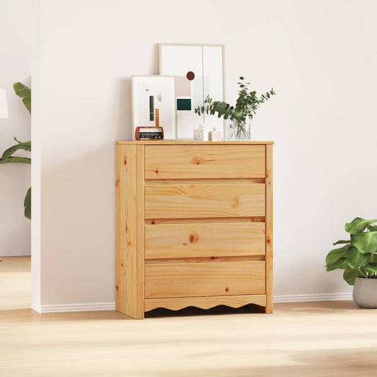 Cassettiera con cassetto Drammen Marrone 76.5 x 40 x 91 cm