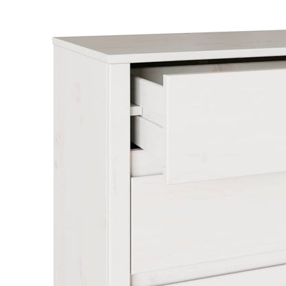 Cassettiera con cassetto Drammen Bianco 76.5 x 40 x 91 cm