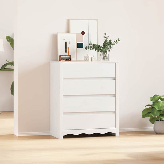 Cassettiera con cassetto Drammen Bianco 76.5 x 40 x 91 cm