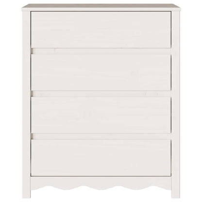 Cassettiera con cassetto Drammen Bianco 76.5 x 40 x 91 cm
