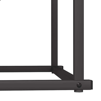 Rastrelliera per Legna da Ardere Nera 70x43x34,5 cm - homemem39