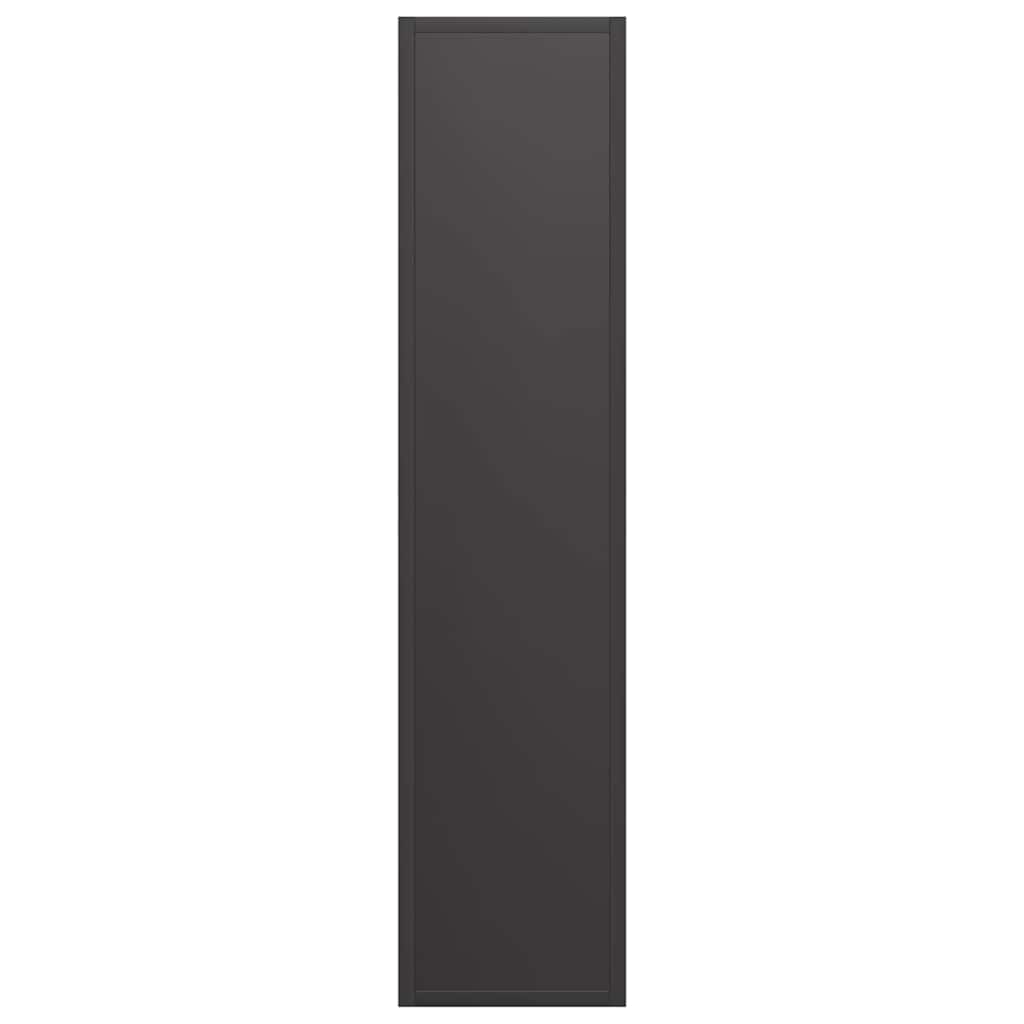 Rastrelliera per Legna da Ardere Nera 50x23x100 cm - homemem39