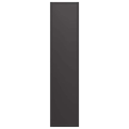 Rastrelliera per Legna da Ardere Nera 50x23x100 cm - homemem39