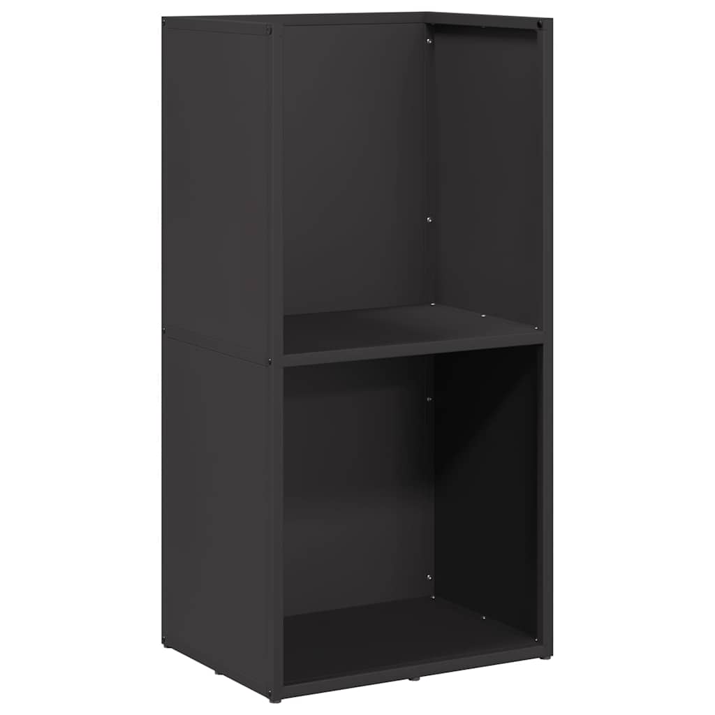 Rastrelliera per Legna da Ardere Nera 40x30x80 cm - homemem39