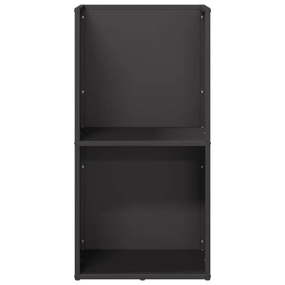 Rastrelliera per Legna da Ardere Nera 40x30x80 cm - homemem39