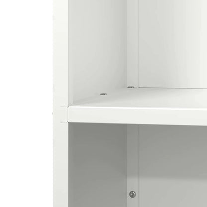Rastrelliera per Legna da Ardere Bianca 40x30x80 cm - homemem39