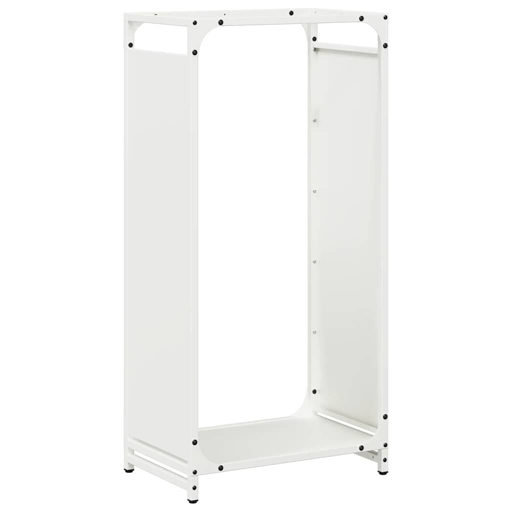 Rastrelliera per Legna da Ardere Bianca 44x28x90 cm - homemem39